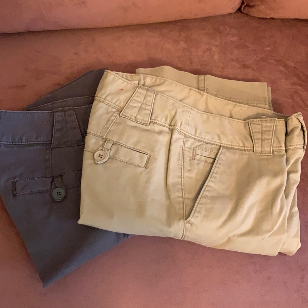 Two pair of khakis-